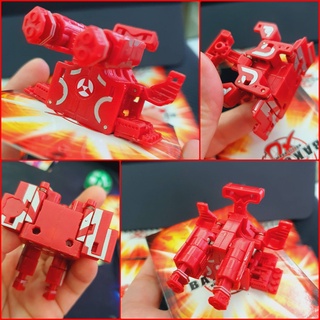 RARE Bakugan Twin Destructor Red SILVER Battle Gear Gundalian Invaders บาคุกัน แบทเทิ่ลเกียร์ สี่เหลี่ยม แดง เงิน