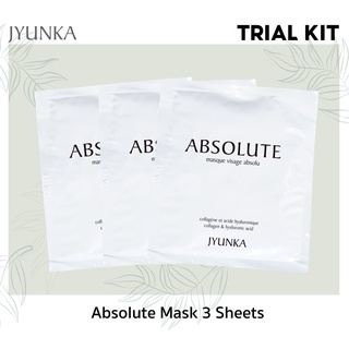 [Set 3 แผ่น] Jyunka Absolute Mask จุงก้าแอพโซลูทมาส์ก มาส์กเติมความชุ่มชื้น เติมน้ำให้ผิว กระชับรูขุมขน