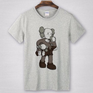 เสื้อยืดลําลอง ลาย UNIQLO Kaws Sup สไตล์ฮิปฮอป สตรีท สีเทา สําหรับผู้ชาย 88