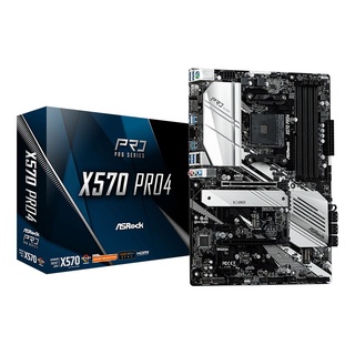 MAINBOARD (เมนบอร์ด) AM4 ASROCK X570 PRO4