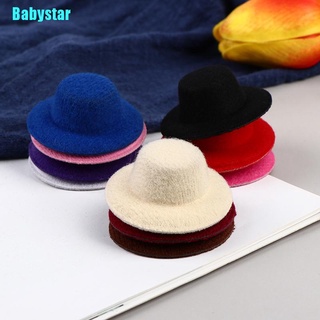 (Babystar) หมวกจิ๋ว อุปกรณ์เสริม สําหรับบ้านตุ๊กตา 1:12 5 ชิ้น