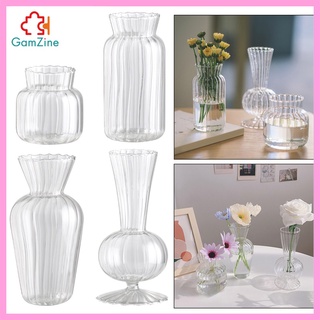 [NANA] Clear Glass Flower Vase Stem Plant Jar Table Floral Display Decor