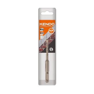 KENDO 16106004 ดอกสว่านโรตารี่ SDS PLUS 6 × 110mm (1 ดอก/แพ็ค) | MODERTOOLS OFFICIAL