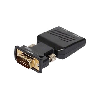 Adapter หัวแปลงสัญญาณ VGA to HDMI with audio converter