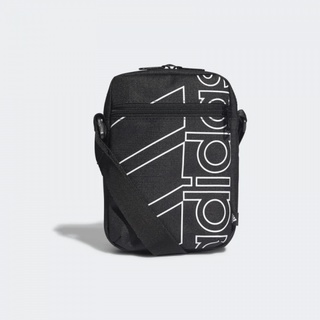 Adidas กระเป๋าสะพายข้าง Badge Of Sport Organizer Bag | Black/White/Black ( HC4766 )