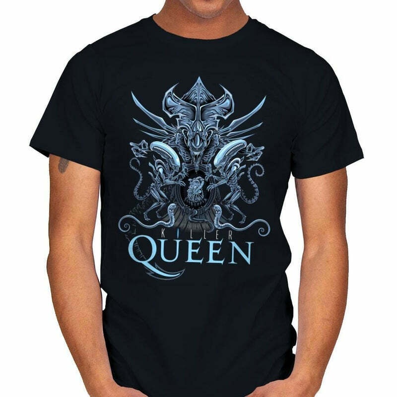 เสื้อยืด ผ้าฝ้าย พิมพ์ลาย Killer Queen แฟชั่นฤดูร้อน สําหรับผู้ชาย