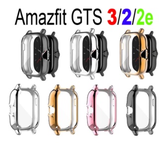 เคสกระจกกันรอยหน้าจอ Tpu แบบนิ่ม สําหรับ Amazfit GTS 3 2 2e GTS3 GTS2 e Smart Watch GTS2e