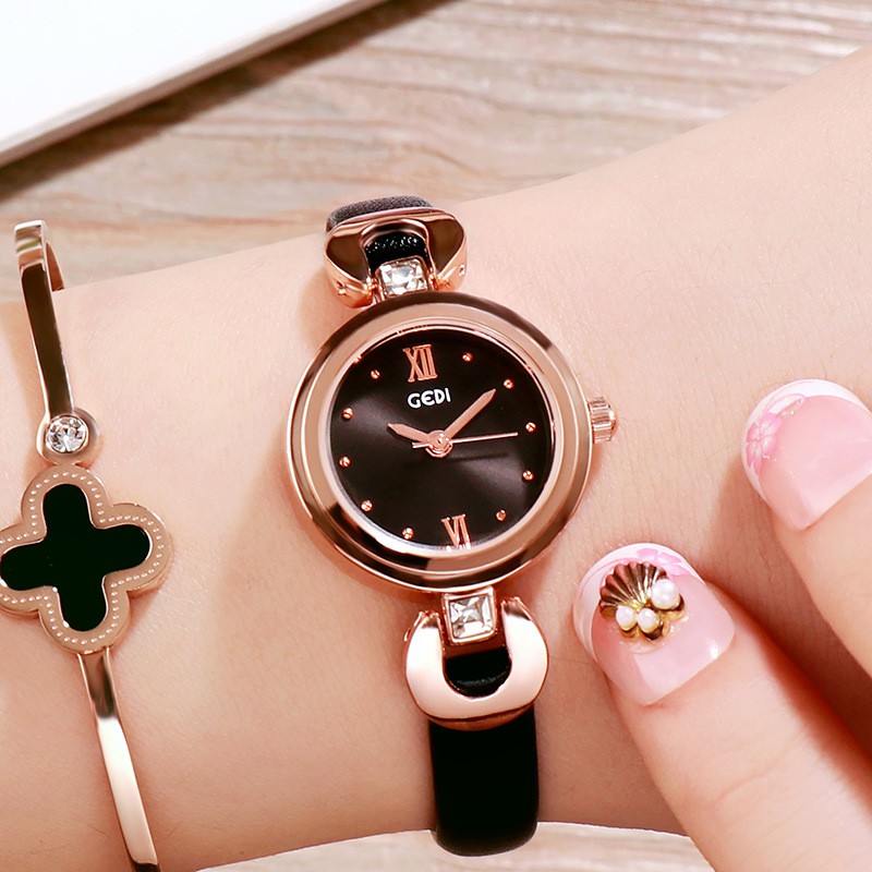 GEDI 222 น่ารักมากๆ ของแท้ 100% นาฬิกาแฟชั่น นาฬิกาข้อมือผู้หญิง - รูปที่ 3