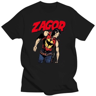 เสื้อยืด พิมพ์ลายการ์ตูน Bailey Geddes Zagor fumetti สไตล์อิตาลี เรโทร สําหรับผู้ชายS-3XL