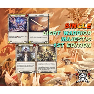 Light Warrior Majestic | Monarch MON-A  | Flesh and Blood TCG Single | การ์ดแรร์ระดับ M ขายแยกใบ First Edition Weapon