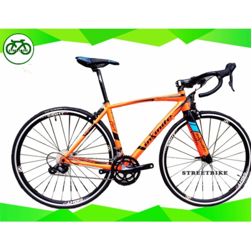 พร้อมส่ง!!!จักรยานเสือหมอบ 700c INFINITE Spad Comp  size 50 Orange