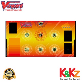 Vanguard V Fighters Rubber Play Mat Vol.6 Red / แผ่นรองเล่น สนามเล่นการ์ดแบบยาง ลายแวนการ์ดวี สีแดง