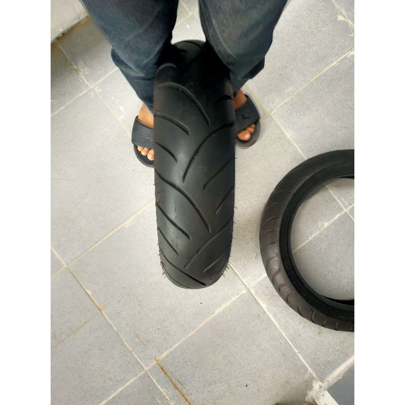 ยางรถมอไซต์ xmax300หน้าหลัง