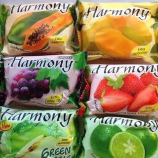 Harmony สบู่กลิ่นผลไม้ 75กรัม ฮาโมนี่