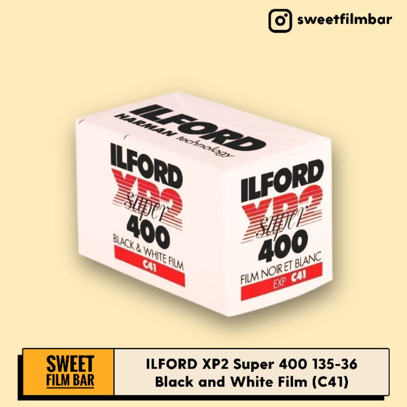 [135bw] ILFORD XP2 SUPER 400 Black And White Film C41 | Sweet Film Bar ...