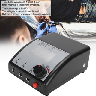 [ลดล้างสต๊อก]Tattoo Power Supply เครื่องสักพาวเวอร์ซัพพลาย 3 หลุมจอแสดงผล Lcd (80-250V)