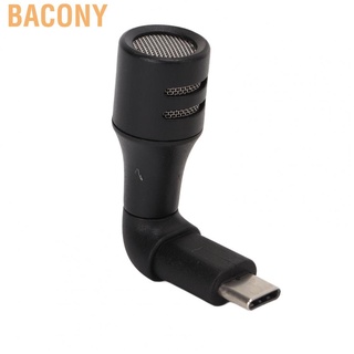 Bacony Type C Plug Smartphone Video Mini Microphone Mobile Phone And Play Mic