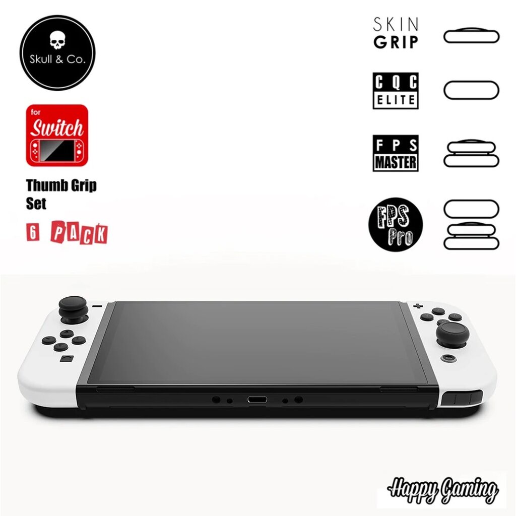 Skull & Co. Thumb Grip for Nintendo Switch Joy-Con (แพ็ค 3 คู่)