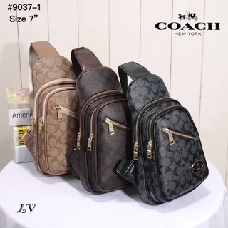 กระเป๋าคาดอก Coach กระเป๋าสะพายคาดอกผู้ชาย