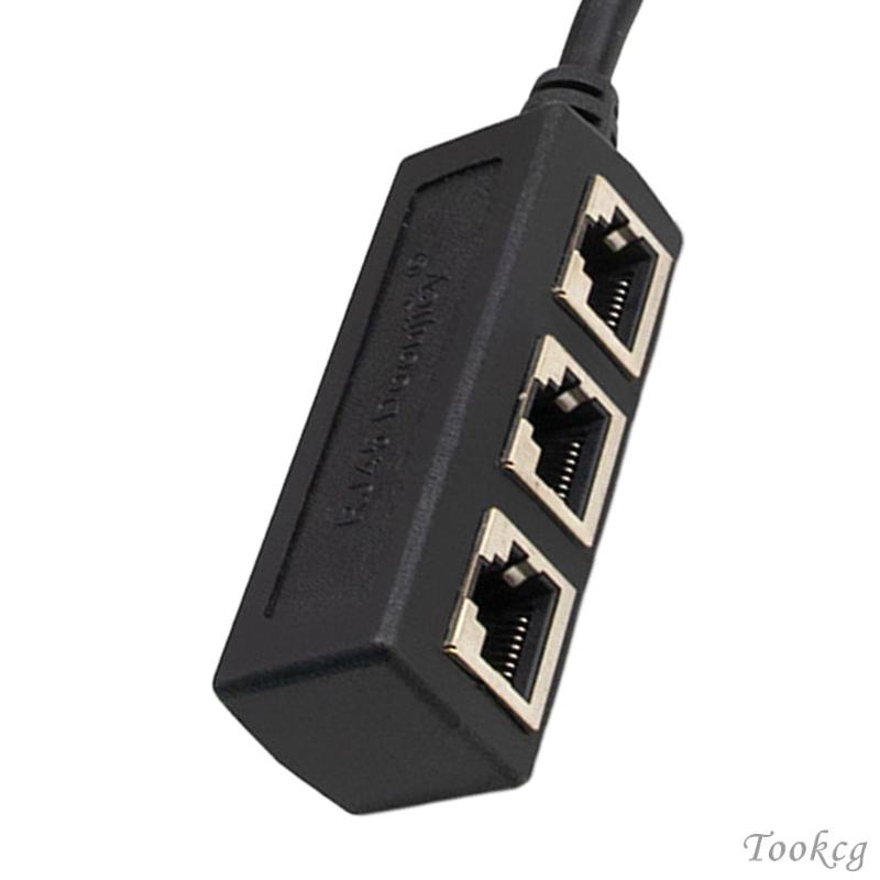 [Tookcg] Rj45 ตัวแยกสายแลนอีเธอร์เน็ต ปลั๊กแอนด์เพลย์ เชื่อมต่ออีเธอร์เน็ตแลน แล็ปท็อป