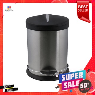 ถังขยะเหยียบกลม ACCO HP-008 ขนาด 5L สีเงินROUND DUSTBIN PEDAL ACCO HP-008 5L SILVER