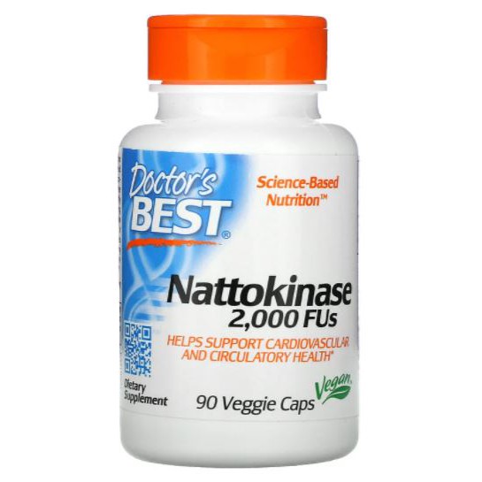 Doctor's Best, Nattokinase, 2,000 FUs [ 90 Veggie Caps ] Doctor's Best, Nattokinase, 2000 FUs , now 