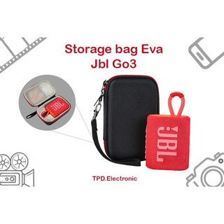 กระเป๋าเคส Eva ขนาดพกพาสําหรับลําโพง - Jbl Go3