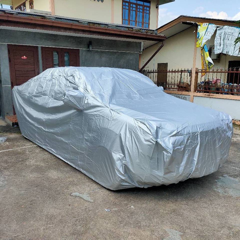 ผ้าคลุมรถ Isuzu D-MAX 2012 ถึง 2019 Cab และ 4ประตู ตรงรุ่นเนื้อผ้า Silver Coat 190C ทนแดด ไม่ละลาย อีซูซุ ดีแมคซ์ - รูปที่ 4