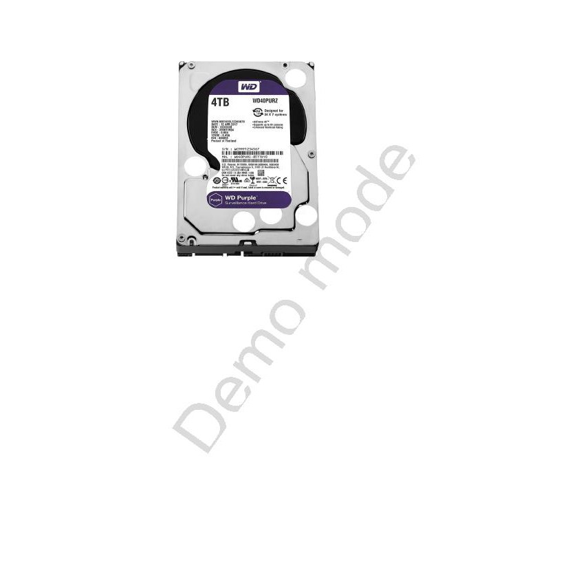 WD HDD 4TB For CCTV ฮาร์ทดิสส์