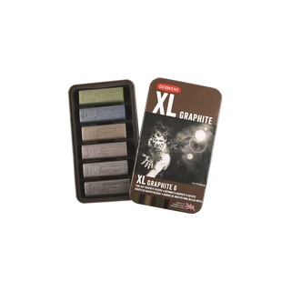 DERWENT XL GRAPHITE (6 COLOURS)
