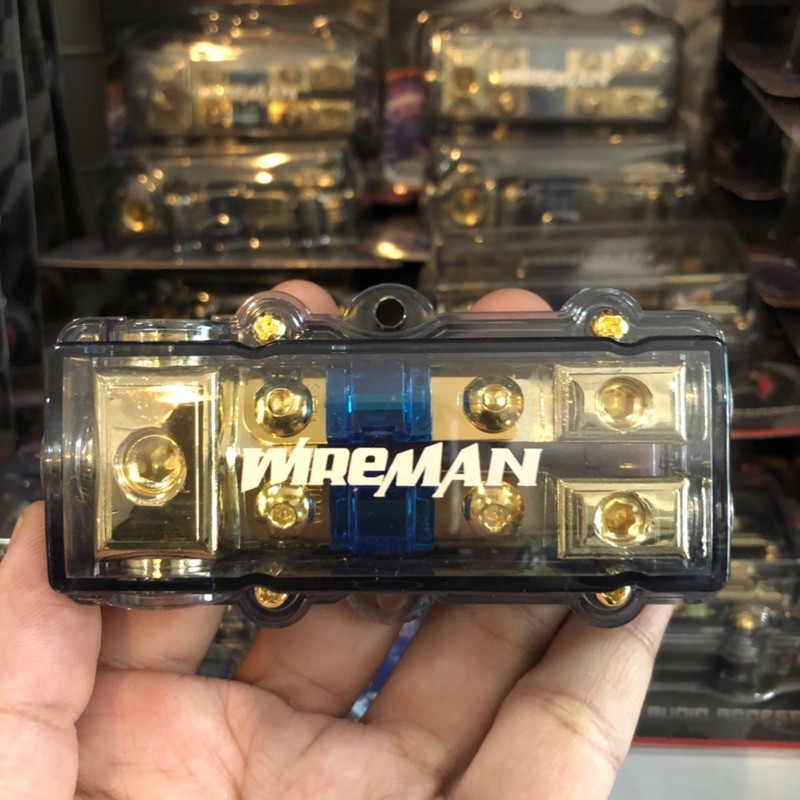 ใช้ดีบอกต่อ ฟิวส์เครื่องเสียงรถยนต์ เข้า1ออก2 WireMan WM-821A(ไม่พร้อมกรุณาอย่ากดสั่ง)