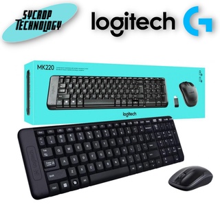 LOGITECH Wireless Combo MK220 (คีย์บอร์ด &amp; เมาส์)