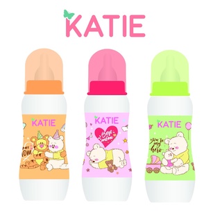 พร้อมส่ง! KATIE (เคที่) 🌈 ขวดนมเด็ก ขวดนมคอแคบ ขนาด 2, 4 และ 8oz. (จุกเสมือนนมแม่)