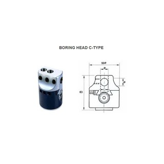 BORING HEAD C-TYPE หัวคว้านรุ่นC BHC2-50