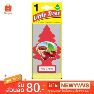 น้ำหอมปรับอากาศ little trees กลิ่น Wild cherry หอมนานกว่า 5 สัปดาห์