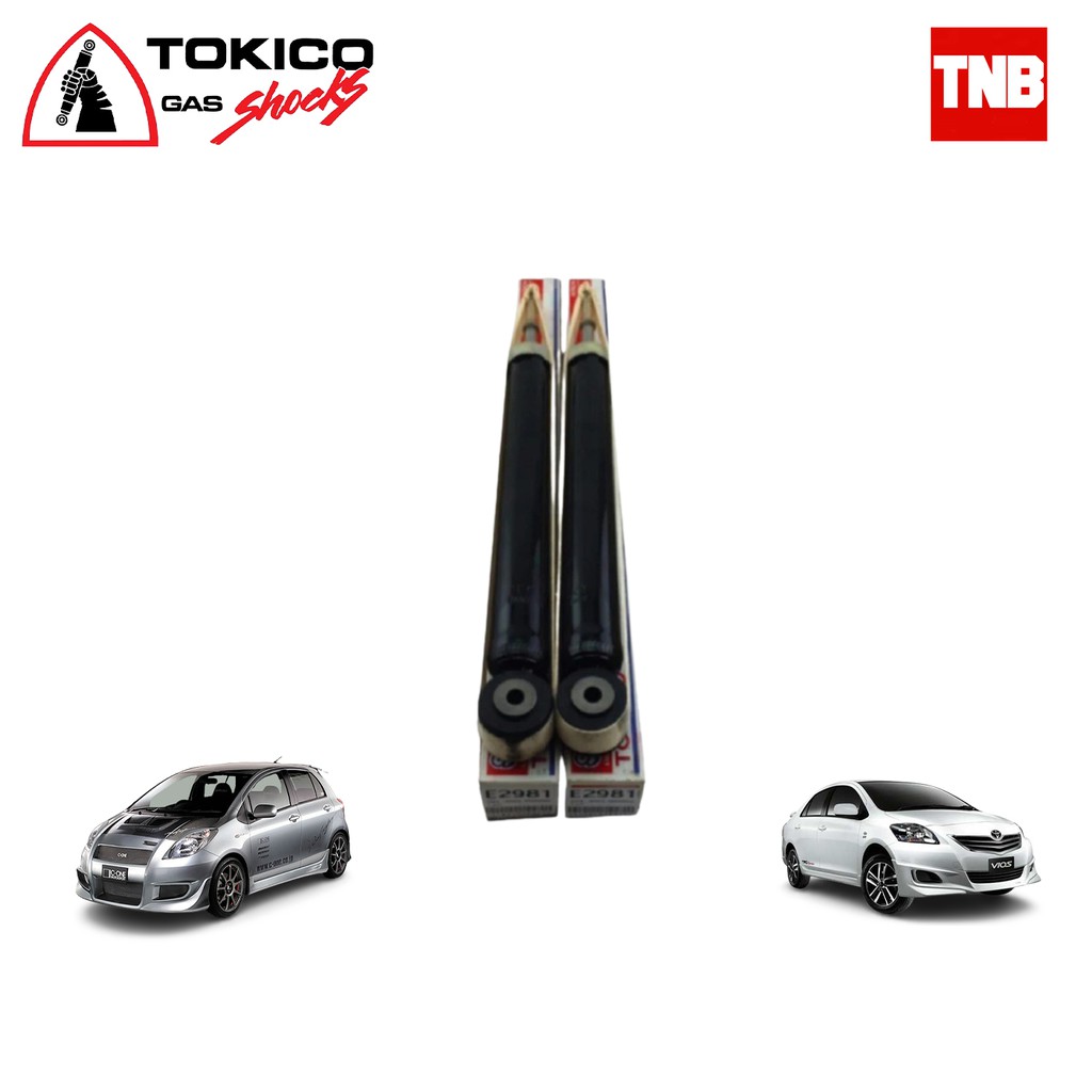 tokico โช๊คอัพ toyota vios yaris gen3 วีออส ยาริส ปี 2013-2018 tokico - รูปที่ 2