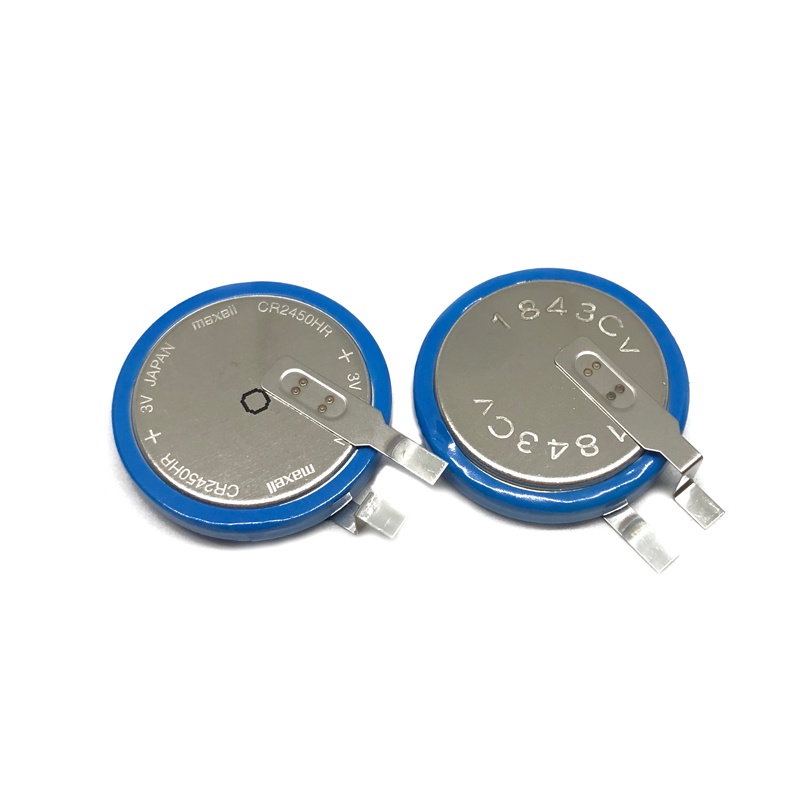 2pcs/lot MAXELL CR2450HR high-temperature lithium manganese dioxide battery 3V lithium batteries cel