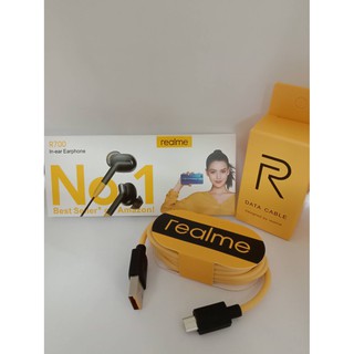 สายชาร์จสำหรับRealmeคู่หูฟังRealme  งานแท้โรงงา(ราคาสุดคุ้ม)