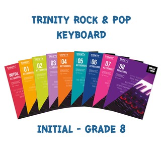 หนังสือสอบคีย์บอร์ด Trinity Rock &amp; Pop Keyboards เกรด Initial-8