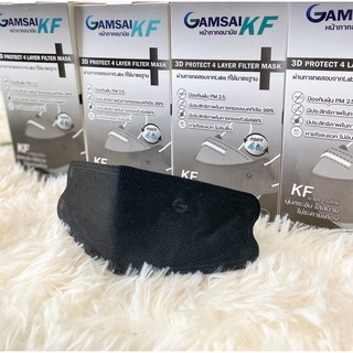 หน้ากากอนามัย Gamsai แก้มใส KF94 ทรงหนา 4 ชั้น