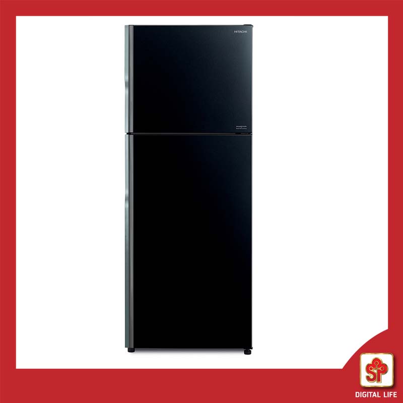 ส่งฟรี HITACHI ตู้เย็น 2 ประตู (15 คิว, สี Glass Black) รุ่น R-VGX400PF