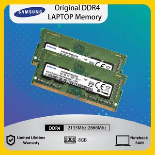 ใหม่ พร้อมส่ง แรมหน่วยความจําแล็ปท็อป Samsung 8GB DDR4 2133Mhz 2400Mhz 2666Mhz PC4-17000S 19200S 21300S SODIMM