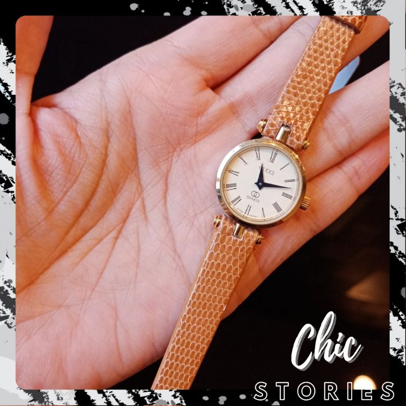 CHIC_พร้อมส่ง 🔥ถูก🔥นาฬิกา Gucci แท้ 💯% มือสองจากญี่ปุ่น