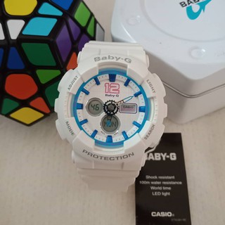 Casio Baby G BA-120-7BDR นาฬิกาข้อมือผู้หญิง นาฬิกาคาสิโอ้