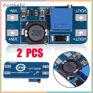 โมดูลบูสพลังงานไฟฟ้า 2ชิ้น MT3608 2ADC-DC