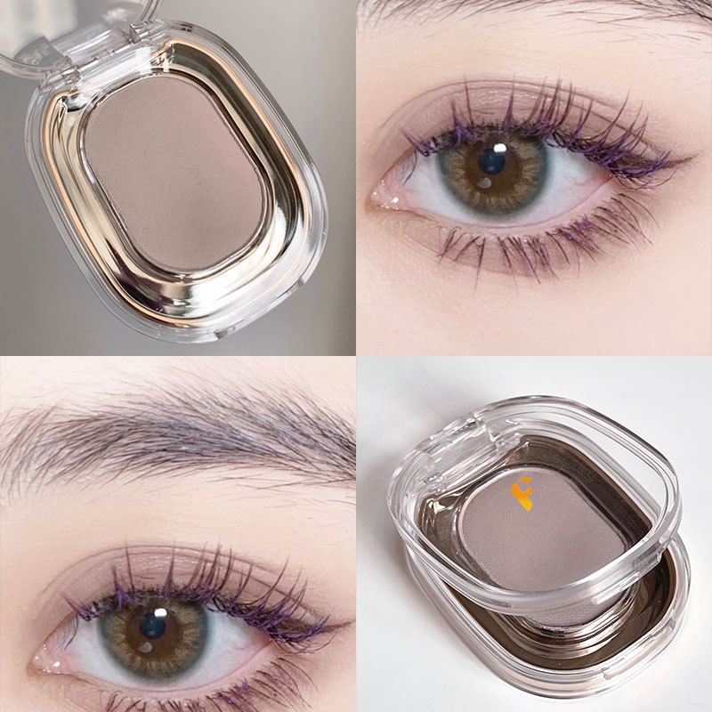 Faiccia อายแชโดว์ เนื้อฝุ่น โมโนโครม สีนู้ด ไม่อิ่มตัวต่ํา เนื้อฝุ่น ควันบุหรี่ - รูปที่ 4