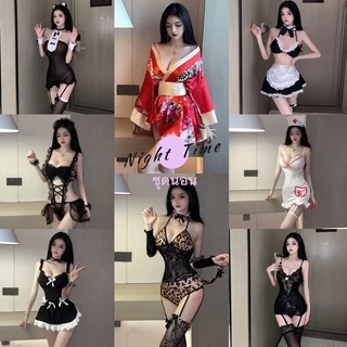 ชุดนอน ชุดนอนไลฟ์สด สำหรับไลฟ์สด SET-033