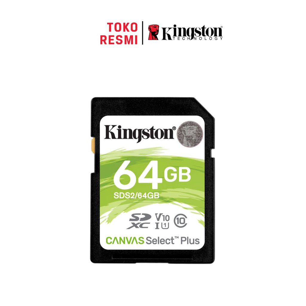 Kingston Canvas Select Plus Class 10 64GB SD Card (SDS2 / 64GB)