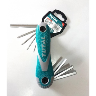 Total ประแจหกเหลี่ยม 8 ตัวชุด ขนาด 2-8 มม. รุ่น THT1061826 ( Hex Key Wrench )