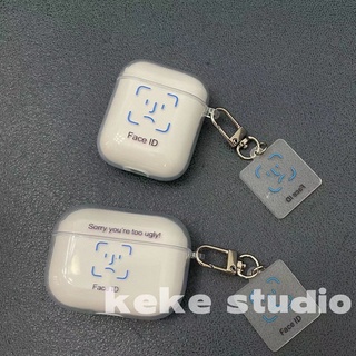 เคสหูฟังบลูทูธไร้สาย ลาย FaceID สร้างสรรค์ สําหรับ AirPods3 AirPods 2 generation pro